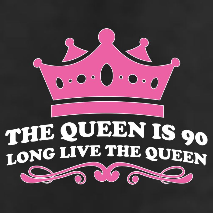 The Queen Is 90 Funny 90th Birthday Cool Comfort Performance Bucket Hat