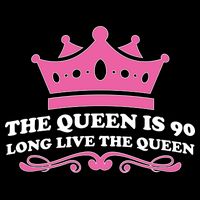 The Queen Is 90 Funny 90th Birthday Cooling Performance Crew T-Shirt
