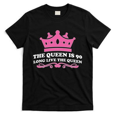 The Queen Is 90 Funny 90th Birthday T-Shirt