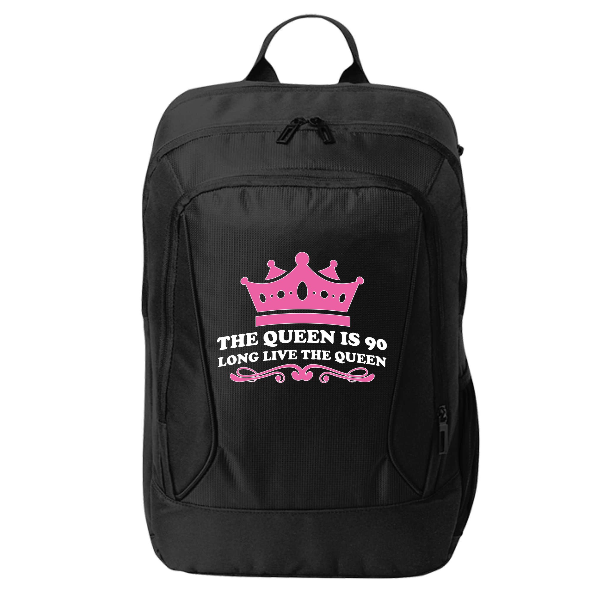 The Queen Is 90 Funny 90th Birthday City Backpack