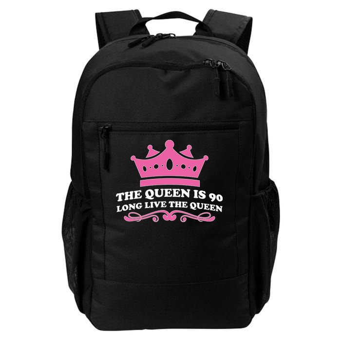 The Queen Is 90 Funny 90th Birthday Daily Commute Backpack