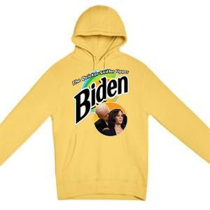 The Quicker Sniffer Upper Biden Premium Pullover Hoodie