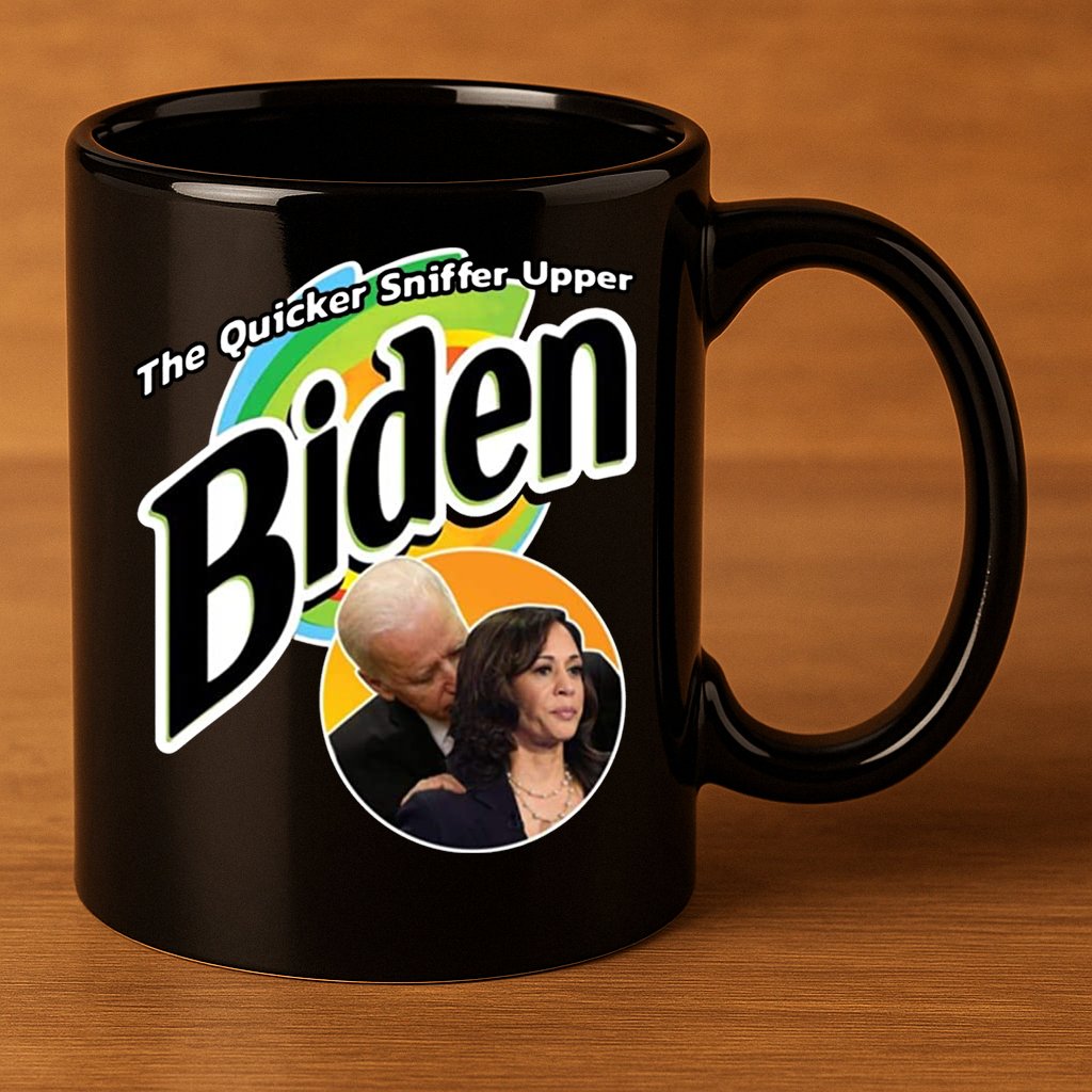 The Quicker Sniffer Upper Biden 11oz C Handle Ceramic Mug