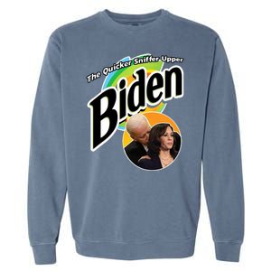 The Quicker Sniffer Upper Biden Garment-Dyed Sweatshirt