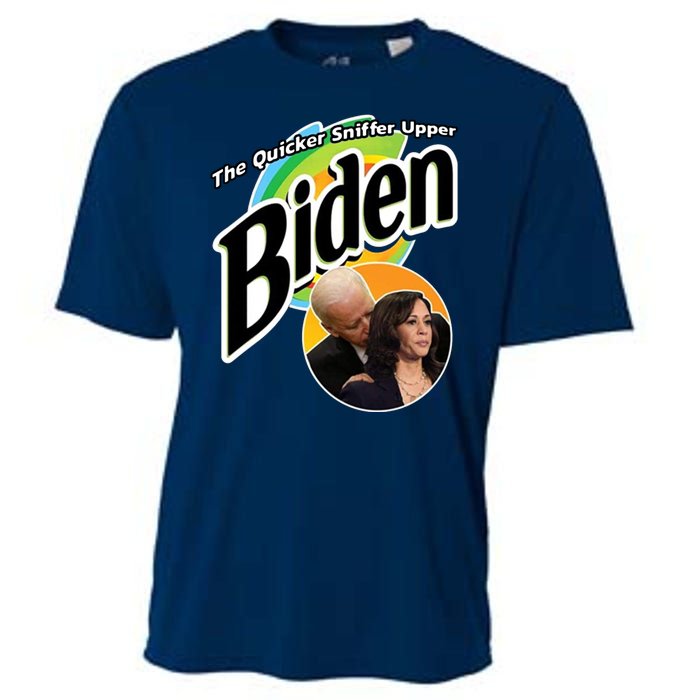 The Quicker Sniffer Upper Biden Cooling Performance Crew T-Shirt