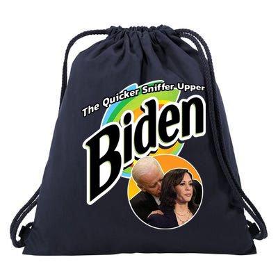 The Quicker Sniffer Upper Biden Drawstring Bag