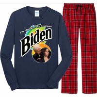 The Quicker Sniffer Upper Biden Long Sleeve Pajama Set