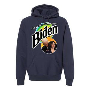 The Quicker Sniffer Upper Biden Premium Hoodie