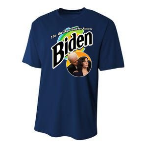 The Quicker Sniffer Upper Biden Youth Performance Sprint T-Shirt