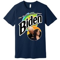 The Quicker Sniffer Upper Biden Premium T-Shirt