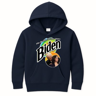 The Quicker Sniffer Upper Biden Kids Hoodie