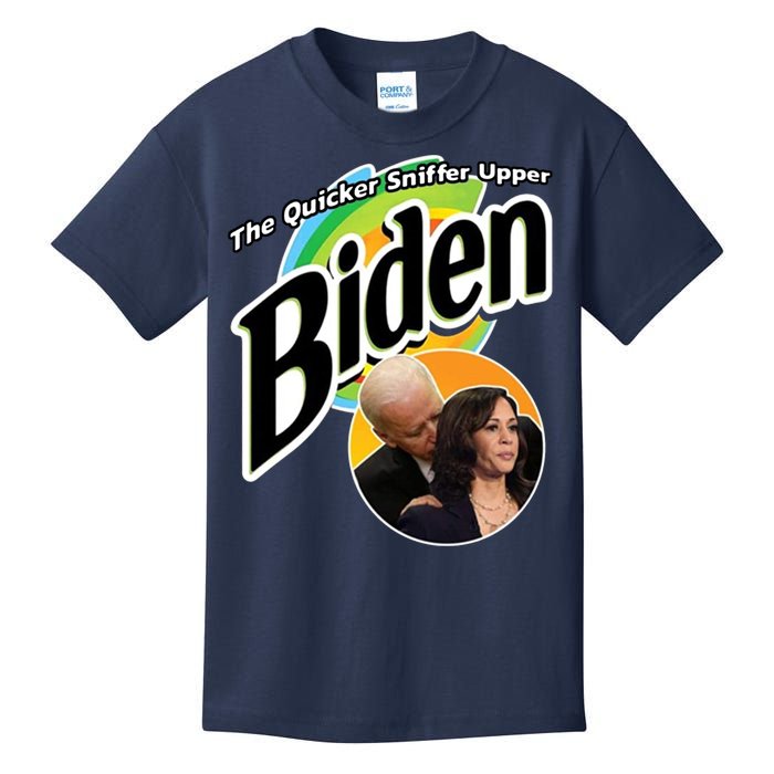 The Quicker Sniffer Upper Biden Kids T-Shirt