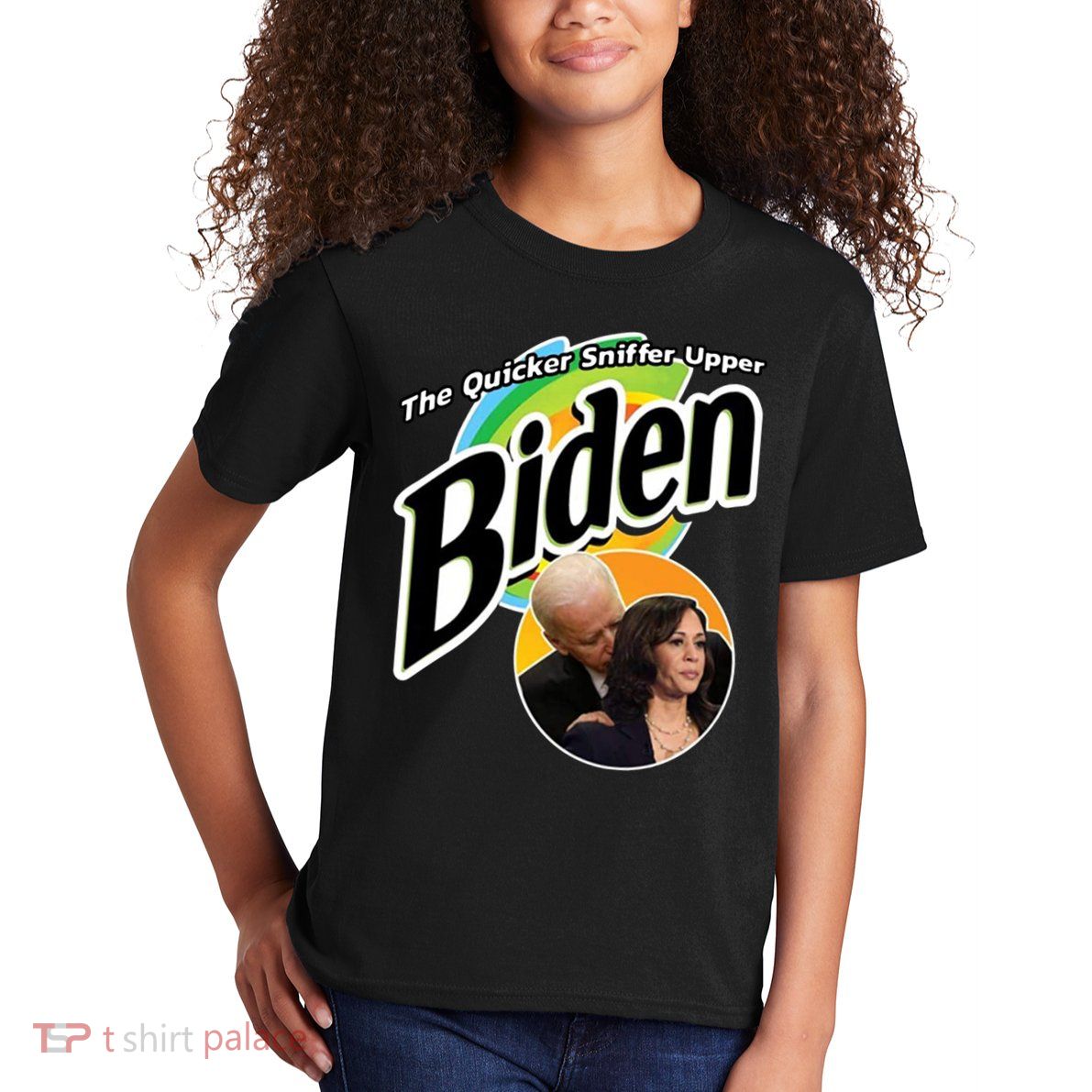 The Quicker Sniffer Upper Biden Kids T-Shirt