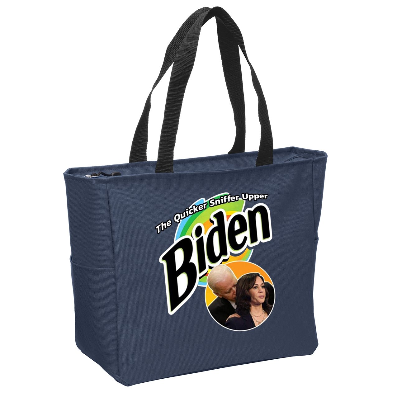 The Quicker Sniffer Upper Biden Zip Tote Bag