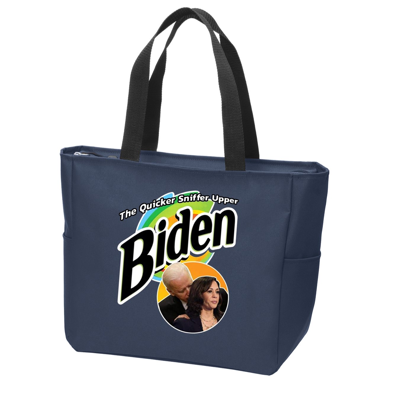 The Quicker Sniffer Upper Biden Zip Tote Bag
