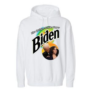 The Quicker Sniffer Upper Biden Garment-Dyed Fleece Hoodie