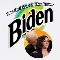 The Quicker Sniffer Upper Biden Garment-Dyed Sweatshirt