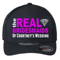 The Real Bridesmaids Of Personalize Wedding Custom  Flexfit Unipanel Trucker Cap