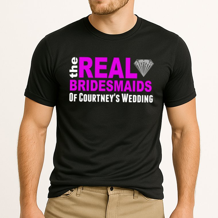 The Real Bridesmaids Of Personalize Wedding Custom  Performance Shirt