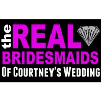 The Real Bridesmaids Of Personalize Wedding Custom  Bumper Sticker