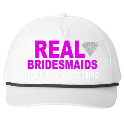 The Real Bridesmaids Of Personalize Wedding Custom  Snapback Five-Panel Rope Hat