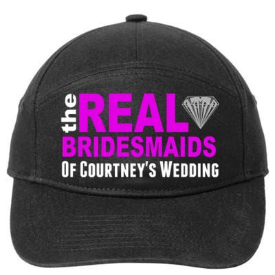 The Real Bridesmaids Of Personalize Wedding Custom  7-Panel Snapback Hat