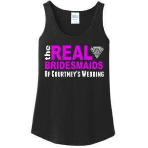 The Real Bridesmaids Of Personalize Wedding Custom  Ladies Essential Tank