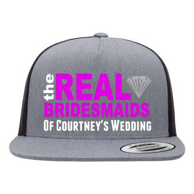 The Real Bridesmaids Of Personalize Wedding Custom  Flat Bill Trucker Hat