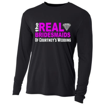 The Real Bridesmaids Of Personalize Wedding Custom  Cooling Performance Long Sleeve Crew