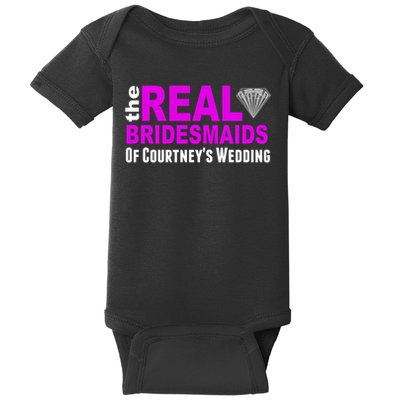 The Real Bridesmaids Of Personalize Wedding Custom  Baby Bodysuit