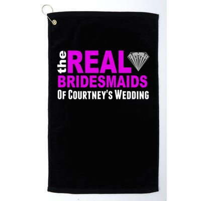 The Real Bridesmaids Of Personalize Wedding Custom  Golf Towel