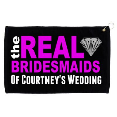 The Real Bridesmaids Of Personalize Wedding Custom  Grommeted Golf Towel