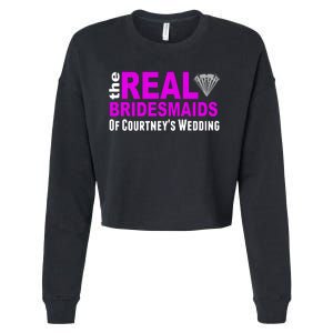 The Real Bridesmaids Of Personalize Wedding Custom  Cropped Pullover Crew