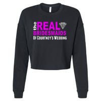 The Real Bridesmaids Of Personalize Wedding Custom  Cropped Pullover Crew