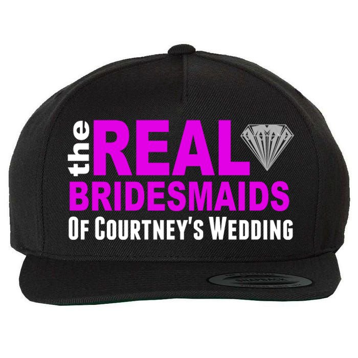 The Real Bridesmaids Of Personalize Wedding Custom  Wool Snapback Cap