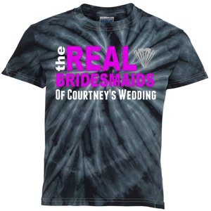 The Real Bridesmaids Of Personalize Wedding Custom  Kids Tie-Dye T-Shirt