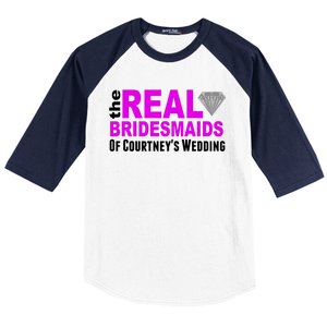 The Real Bridesmaids Of Personalize Wedding Custom  Baseball Sleeve Shirt