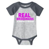 The Real Bridesmaids Of Personalize Wedding Custom  Infant Baby Jersey Bodysuit