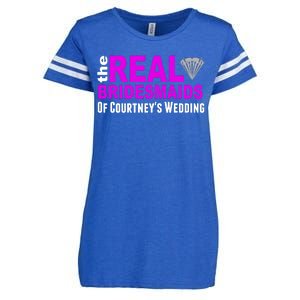 The Real Bridesmaids Of Personalize Wedding Custom  Enza Ladies Jersey Football T-Shirt