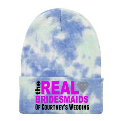 The Real Bridesmaids Of Personalize Wedding Custom  Tie Dye 12in Knit Beanie