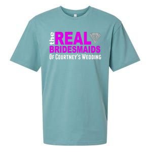 The Real Bridesmaids Of Personalize Wedding Custom  Sueded Cloud Jersey T-Shirt