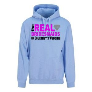 The Real Bridesmaids Of Personalize Wedding Custom  Unisex Surf Hoodie