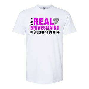 The Real Bridesmaids Of Personalize Wedding Custom  Softstyle CVC T-Shirt