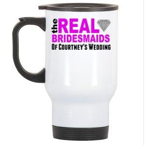 The Real Bridesmaids Of Personalize Wedding Custom  Stainless Steel Travel Mug