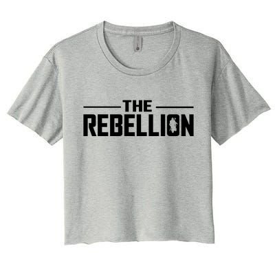 The Rebellion Women's Crop Top Tee