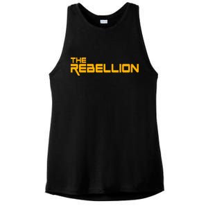 The Rebellion Logo Ladies PosiCharge Tri-Blend Wicking Tank