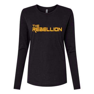 The Rebellion Logo Womens Cotton Relaxed Long Sleeve T-Shirt