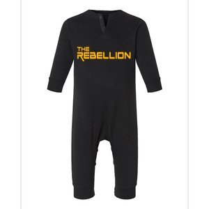 The Rebellion Logo Infant Fleece One Piece