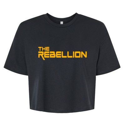 The Rebellion Logo Bella+Canvas Jersey Crop Tee