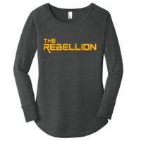 The Rebellion Logo Women's Perfect Tri Tunic Long Sleeve Shirt